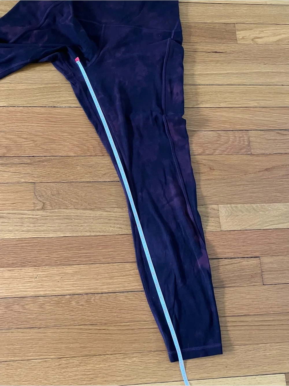 Lululemon Maroon Black Diamond Dye Align High-Rise Pant Leggings Pockets 10